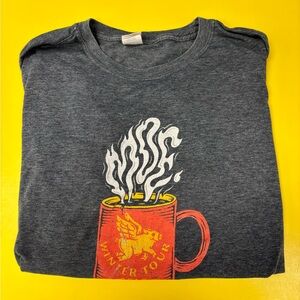 Gray Graphic Tee moe. Winter Tour 2019